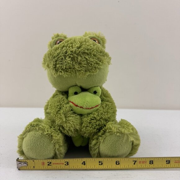 Best Made Toys Green Mother And Baby Frog Plush Toy Stuffed Animal - Picture 8 of 9